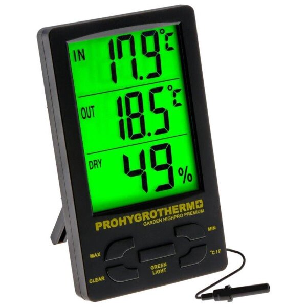 Thermo-Hygrometer | digital Pro | 2 Messpunkte | Garden Highpro