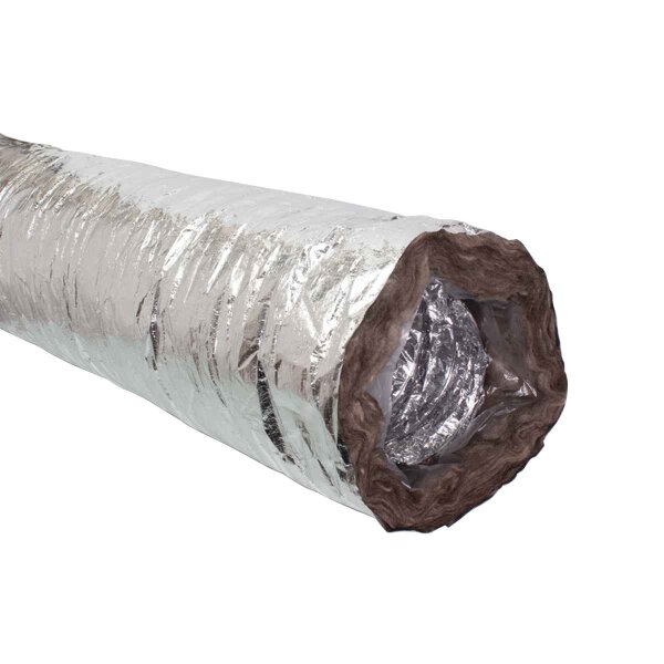 Schallgedämmter Lüftungsschlauch | Ø 125mm | 10m | Global Air Supplies (GAS)