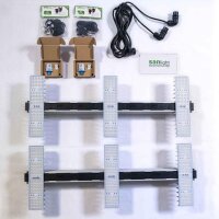 Timer inkl. SANlight EVO LED Set 100 | Lampenaufhängung | Dimmer und Kabel | 380 Watt | 1040 µmol/s