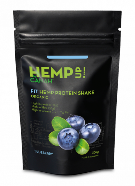 HEMP UP! Hanf Protein Shake Blaubeere