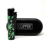 Clipper Metall Leaves Green black-Cap