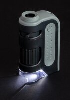 Carson MicoBrite Plus Taschenmikroskop inkl. LED, 60-120-fache Vergrößerung Lupe