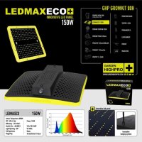 Garden Highpro - Growbox Komplettset 80x80, LED 150 Watt