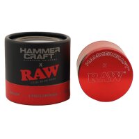 Raw Grinder Aluminium rot 55 mm, 4-tlg