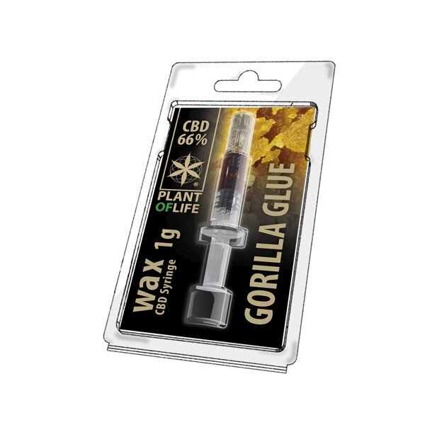 Plant of Life CBD Wax 66% 1ml Gorilla Glue