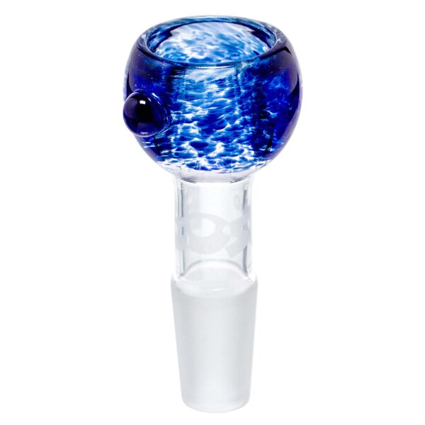 Boost Glas Bowl, Topf, blau meliert 14,5mm