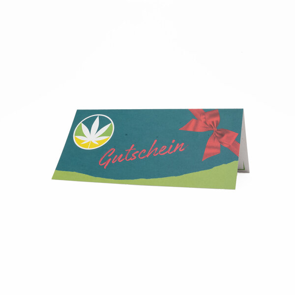 Hanf.com Gutscheinkarte Papier