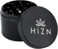 HIZEN Keramik Grinder 4-teilig, Ø 63mm Schwarz