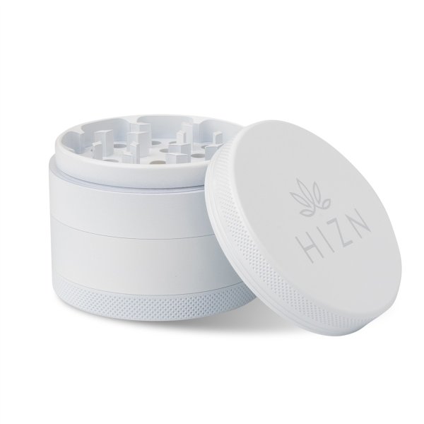 HIZEN Keramik Grinder Weiß Ø 63mm, 4-teilig