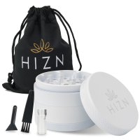 HIZEN Keramik Grinder 4-teilig, Ø 63mm Weiß